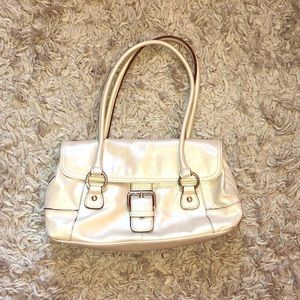 Ivory Giani Bernini Small Handbag